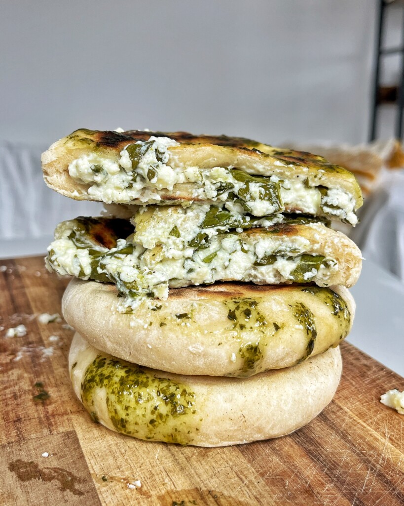 Flatbreads de primavera con feta | Múltiples recetas