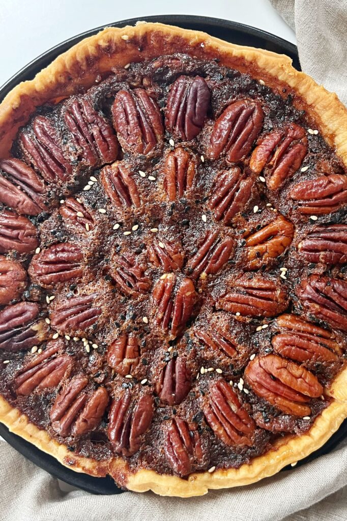 Tarta de Pecan con Miso | Miriadas de Recetas