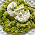 Pasta de Guisantes y Espárragos (Orzo de Primavera Super)