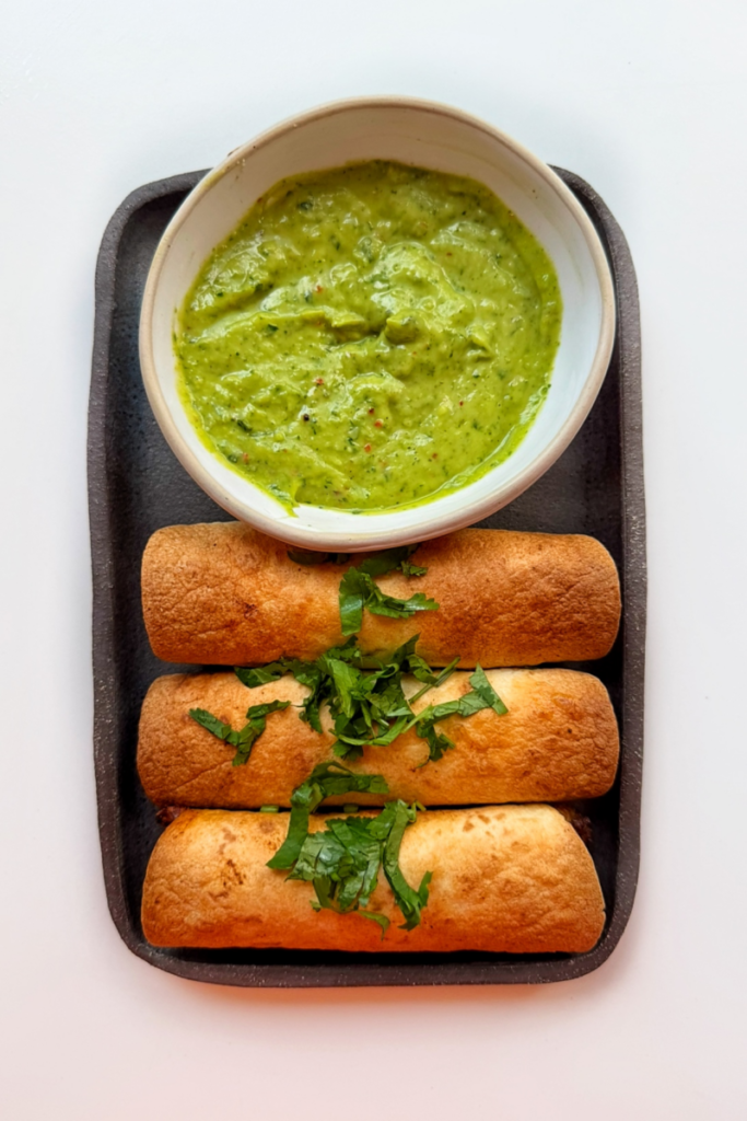 Taquitos Fáciles de Carne y Queso