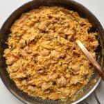 Orzotto Rápido de Salchichas (Una Sola Olla)