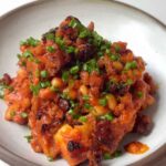 Papa Asada Fácil con Frijoles con Queso